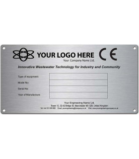 Stainless Steel CE Generic Name Plate