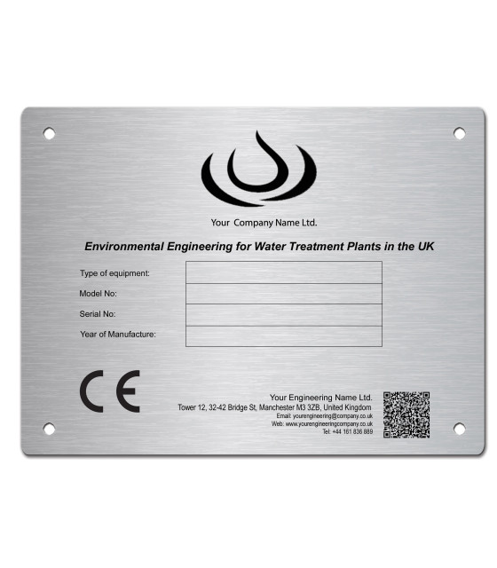 Personalized Custom Engraved Plate Prime .875 H x 2.5 W Black Metal Engraved Nameplate 