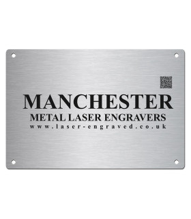Stainless Steel Name Plate 300mm x 200mm