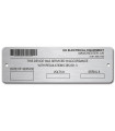 Stainless Steel Name Plate 108mm x 35mm