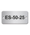 Stainless Steel Name Plate 50mm x 25mm