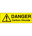 Danger Carbon Dioxide Label