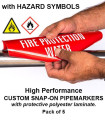 High Performance Custom Snap Pipe Markers Pack (with Symbols)