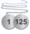 1-125 Pre-Defined Numbered Tags