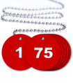 Numbered Valve Tags - 75 Pack