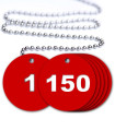 Numbered Valve Tags - 150 Pack