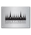 Stainless Steel Name Plate 400mm x 300mm