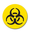Bio Hazard - Engraved Traffolyte Machine Safety Labels