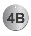 Circular 50mm Stainless Steel Tag