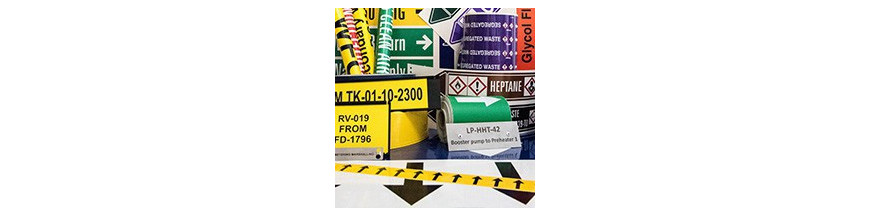 Pipe Marking Identification: Pipe Markers, Pipe Tags,  Duct Labels, Pipe Labels & Pipe Banding Tape