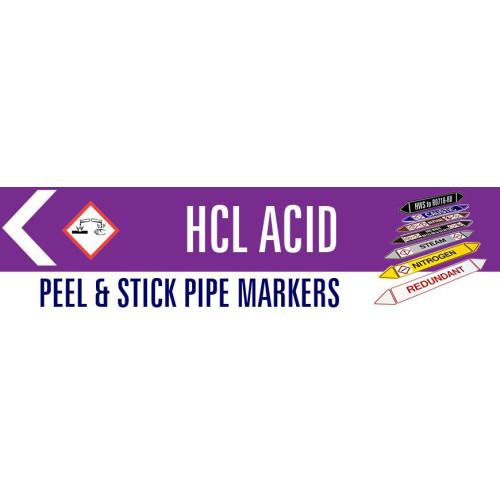 Peel & Stick Pipe Markers